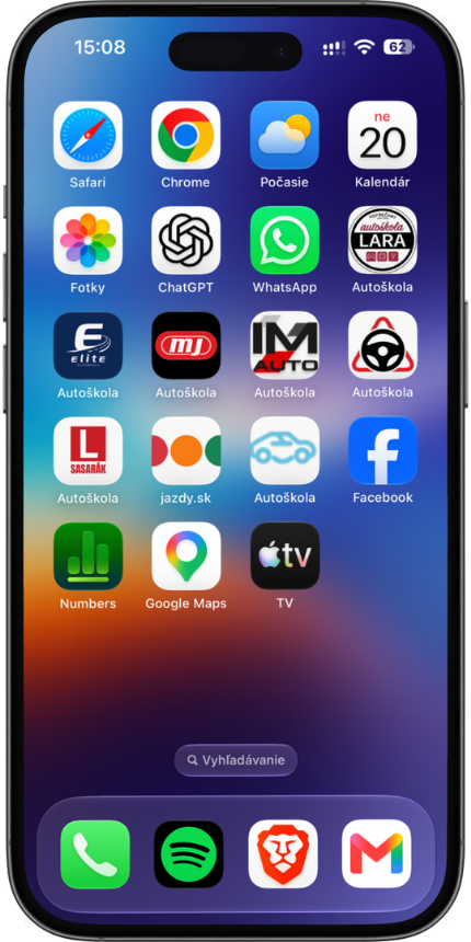 Aplikácia v mobile – jazdy.sk