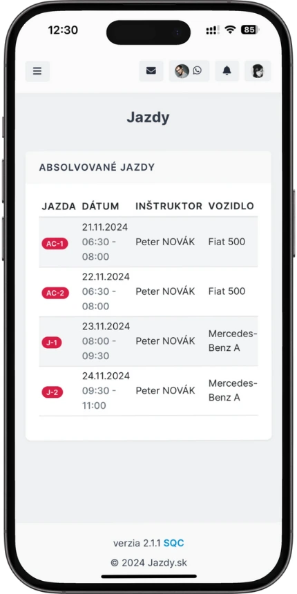 Jazdy – jazdy.sk