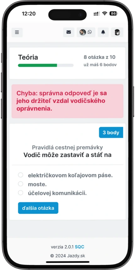 Testovanie – jazdy.sk